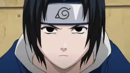 Sasuke Uchiha about to give Naruto a smooch