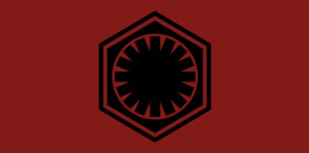 The First Order Star wars symbol