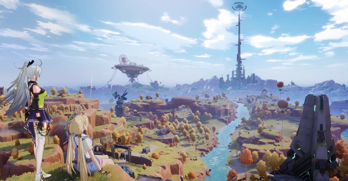 Tower of Fantasy's Breath of the Wild-like landscape shot