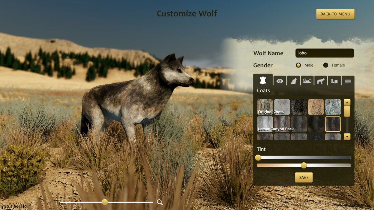 Wolf Quest screenshot (eduweb)