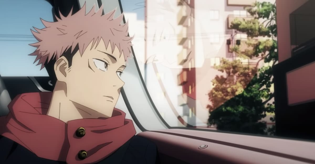Yuji Itadori from Jujutsu Kaisen's second OP