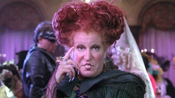 Bette Midler making a face in Hocus Pocus