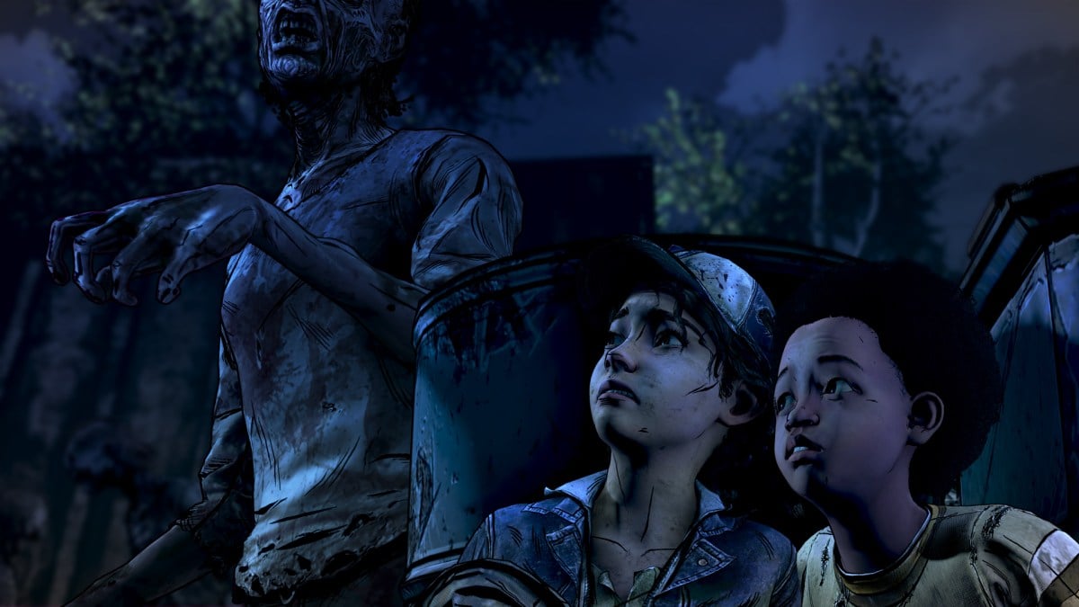 clementine and AJ in The Walking Dead: The Final Season