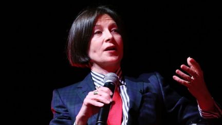ROME, ITALY - OCTOBER 19: Donna Tartt author of The Secret History and The Goldfinch meets the audience during the 10th Rome Film Fest at Auditorium Parco Della Musica on October 19, 2015 in Rome, Italy. (Photo by Ernesto Ruscio/Getty Images)