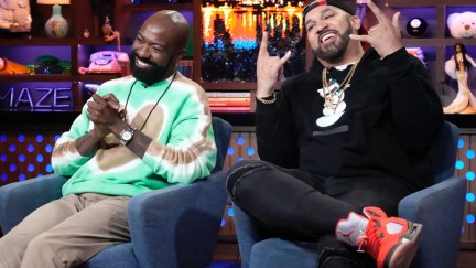 WATCH WHAT HAPPENS LIVE WITH ANDY COHEN -- Episode 19085 -- Pictured: (l-r) Desus Nice, The Kid Mero -- (Photo by: Charles Sykes/Bravo/NBCU Photo Bank via Getty Images)