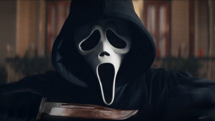 ghostface in Scream 5 end credits