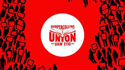 HarperCollins Local 2110 of the UAW union authorizes to strike. Image: HarperCollins Union UAW 2110 and Alyssa Shotwell.