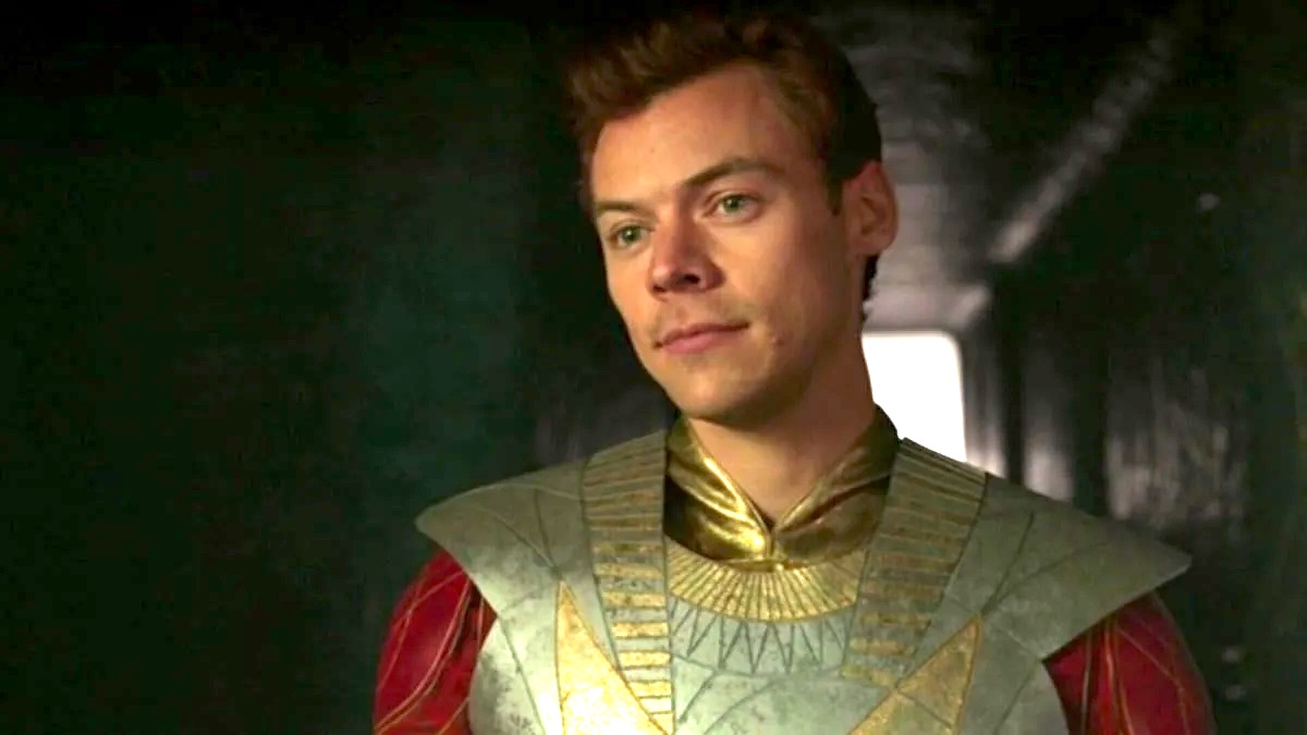 Harry Styles as Eros in the Marvel Cinematic Universe.