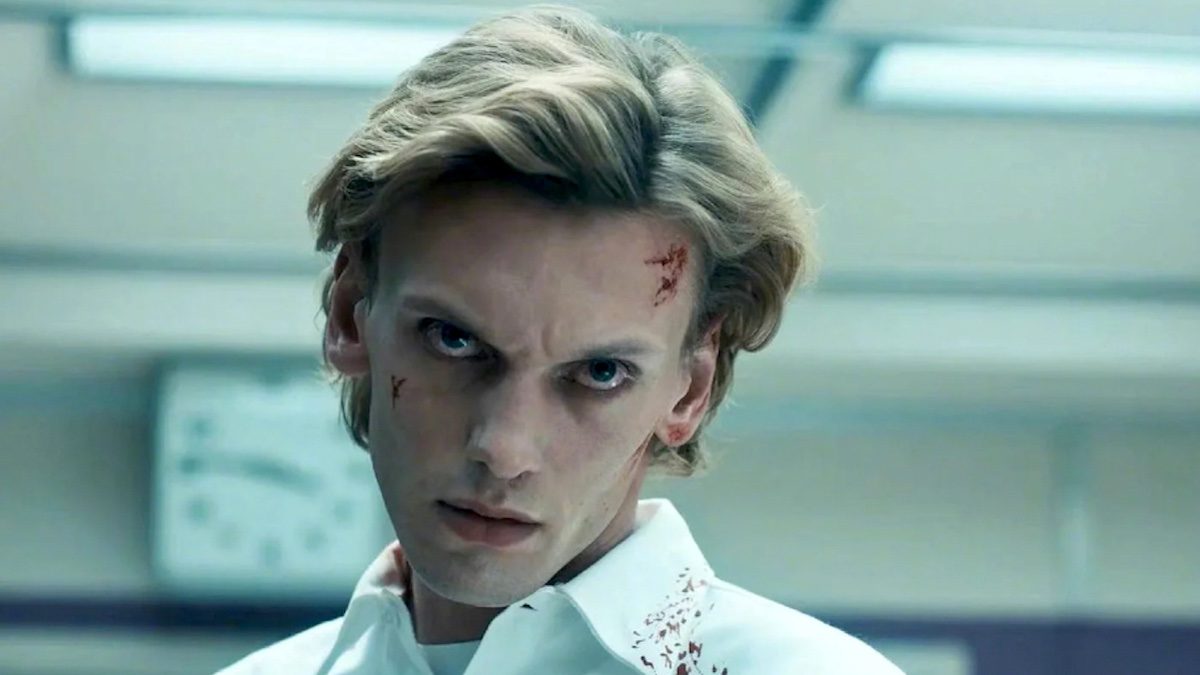 Jamie Campbell Bower glowers as Henry Creel/Vecna in Stranger Things 4
