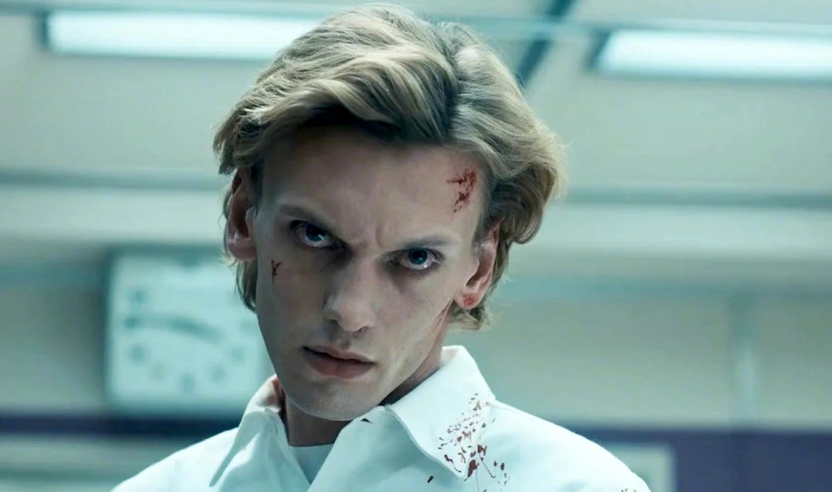 Jamie Campbell Bower glowers as Henry Creel/Vecna in Stranger Things 4
