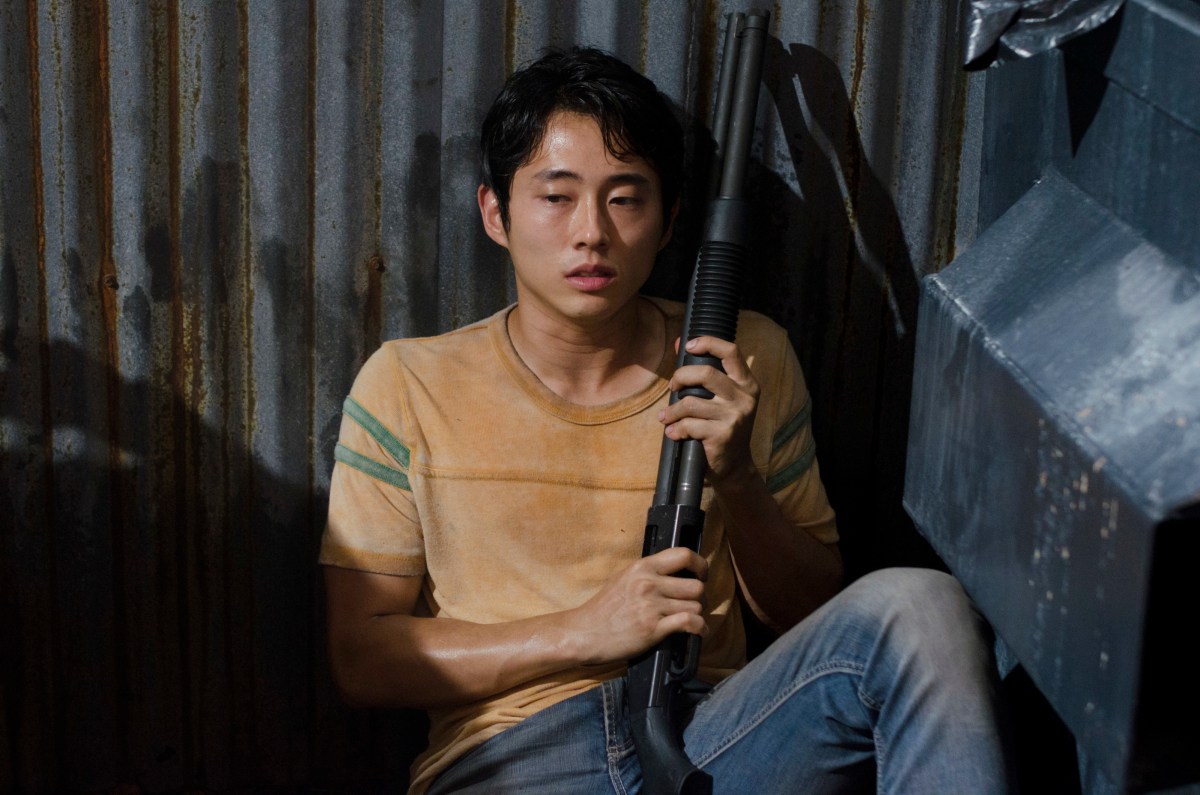 Steven Yeun as Glenn in The Walking Dead