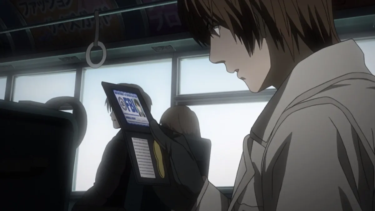 light in Death Note ep 4