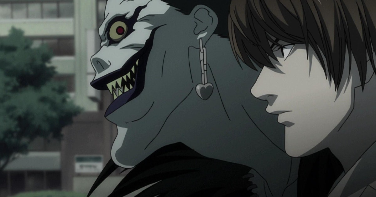 Ryuk et lumière dans Death Note