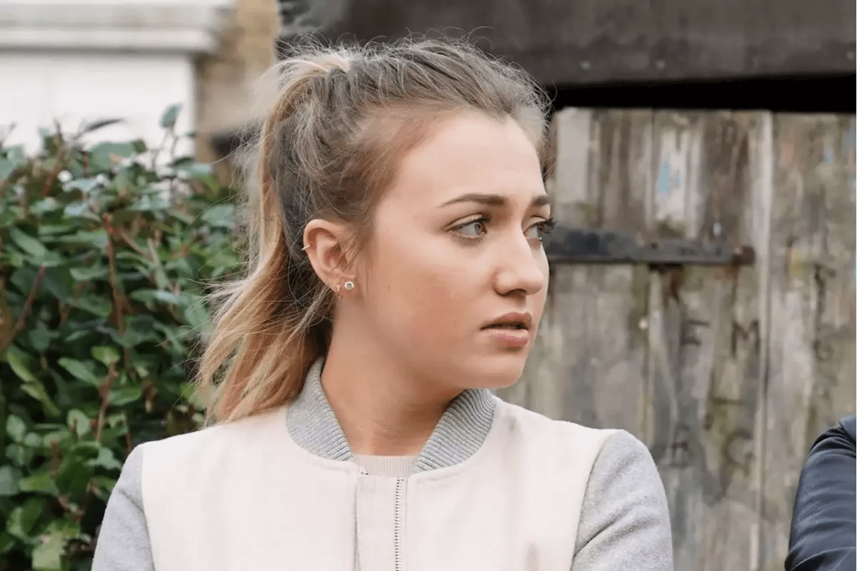 tilly keeper as louise in Eastenders
