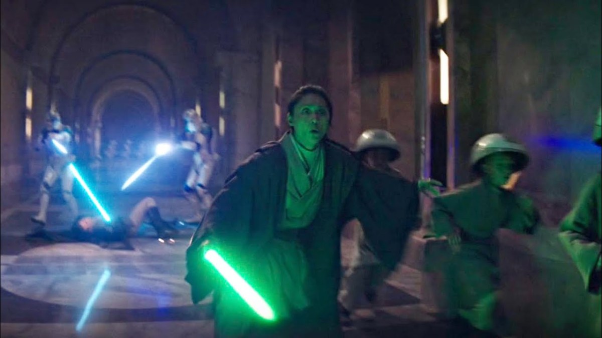 Order 66 at the Jedi Temple in Obi-Wan Kenobi Star Wars series on Disney+.