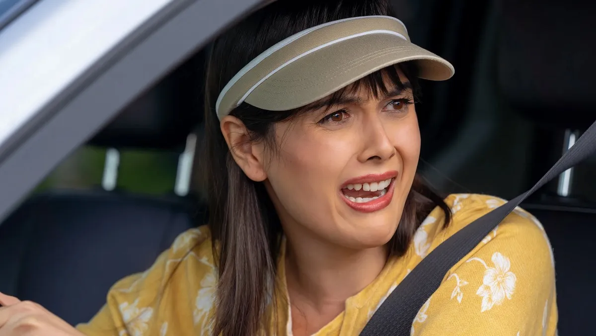 Patti Harrison in "Driver's Ed' Full Sketch" from season 2 of I think You Should Leave With Tim Robinson. Image: Netflix.