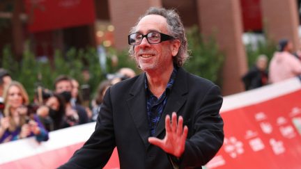ROME, ITALY - OCTOBER 23: Tim Burton attends the Tim Burton Close Encounter red carpet during the 16th Rome Film Fest 2021 on October 23, 2021 in Rome, Italy. (Photo by Vittorio Zunino Celotto/Getty Images for RFF)