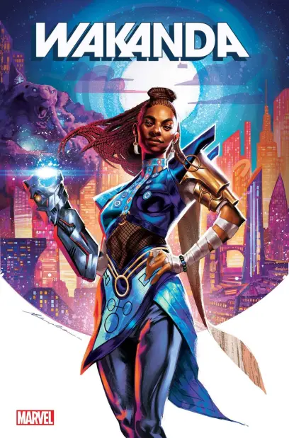 Wakanda #1 cover by Mateus Manhanini. Image: Marvel.
