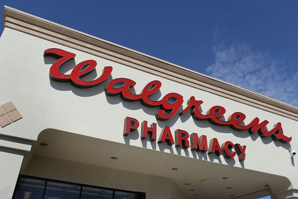 The outside of a Walgreens pharmacy