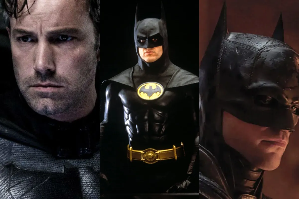 the DCEU is full of Batmen: Mr. Jennifer Lopez, the GOAT Keaton, and Twilight Bat