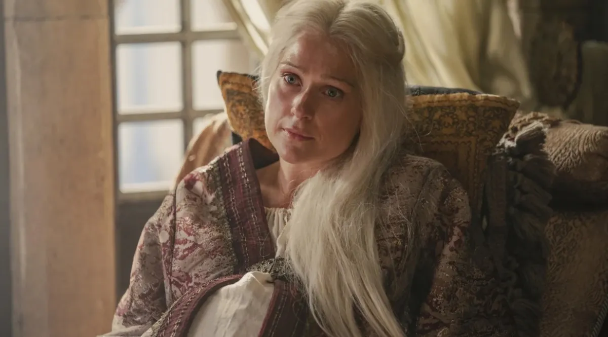 Queen Aemma Arryn in the first episode of House of the Dragon