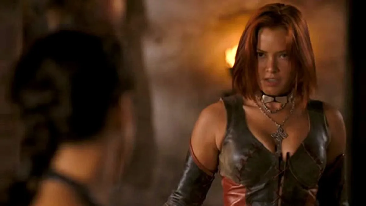 A vampire woman stares at another in "Bloodrayne" 