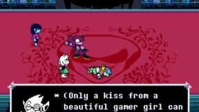 Berdly wants a kissy from a gamer girl