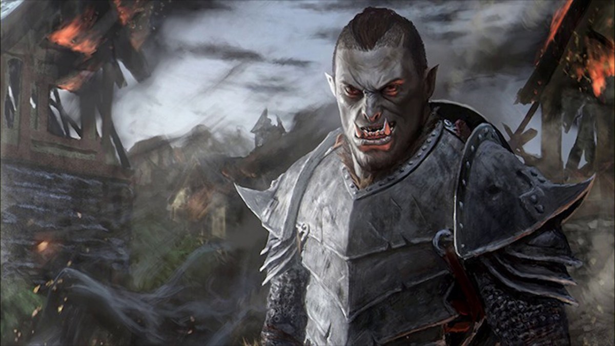 An orc in the Elder Scrolls series.