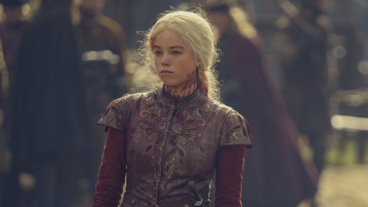 Rhaenyra Targaryen returns bloody and triumphant from her hunt in House of the Dragon Episode 3