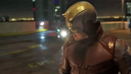 Daredevil in his yellow suit