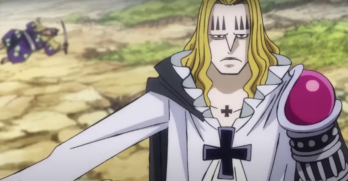 Basil Hawkins in the anime 'One Piece'