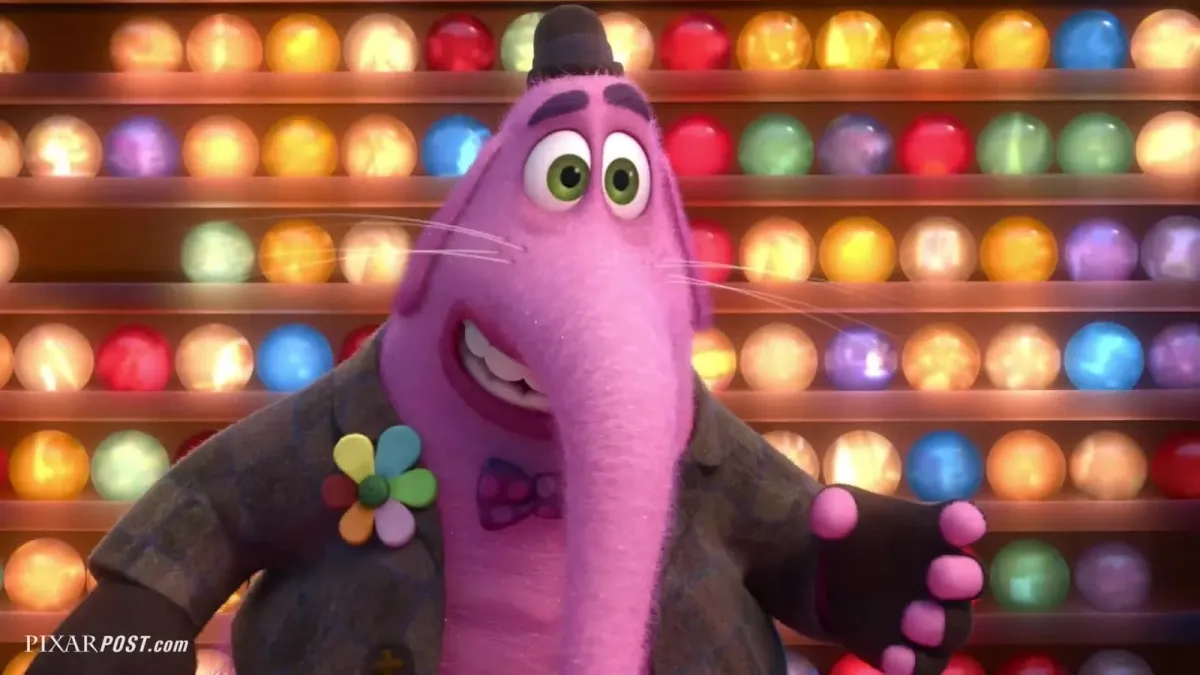Bing Bong in Disney and Pixar's Inside Out.
