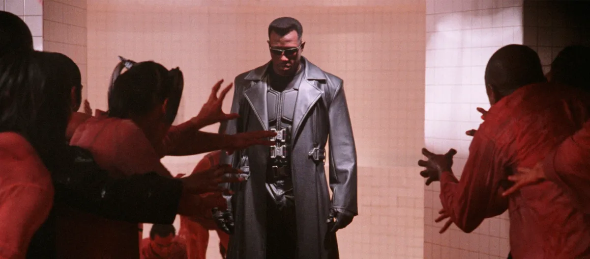 blade in the opening scene of Blade 