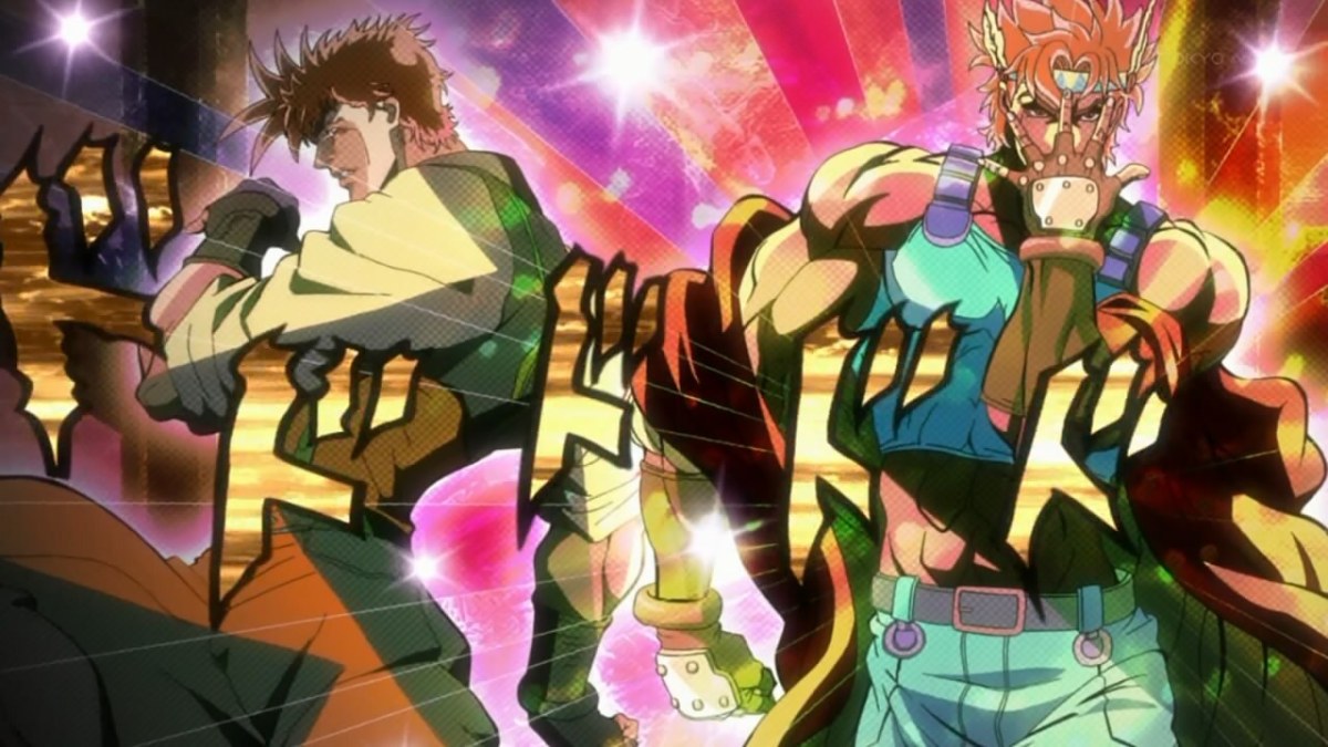 Joseph x Caesar in JoJo's Bizarre Adventure: Battle Tendency