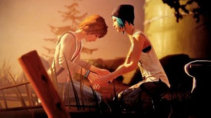 chloe and max in Life is Strange game