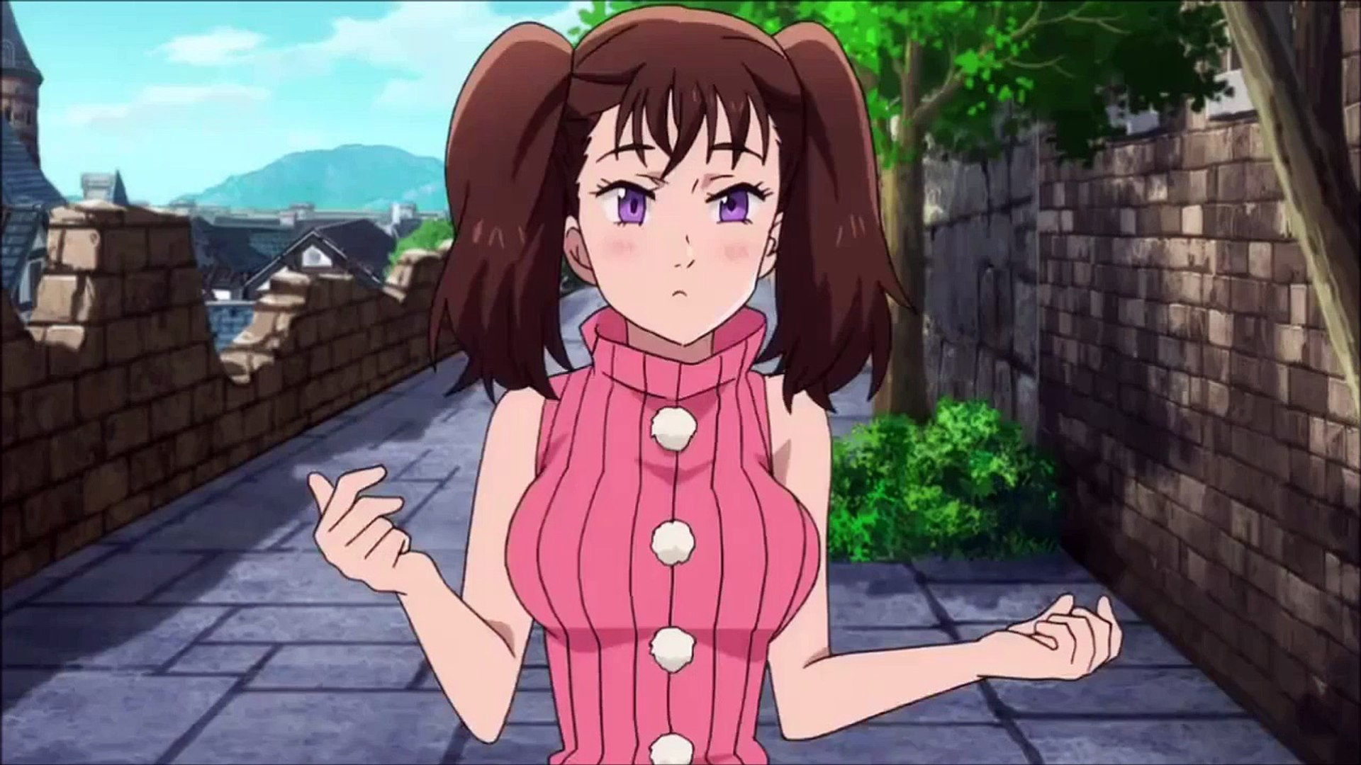 seven deadly sins diane pink dress Siete pecados capitales