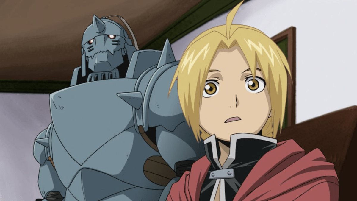 Edward and Al in Fullmetal Alchemist: Brotherhood