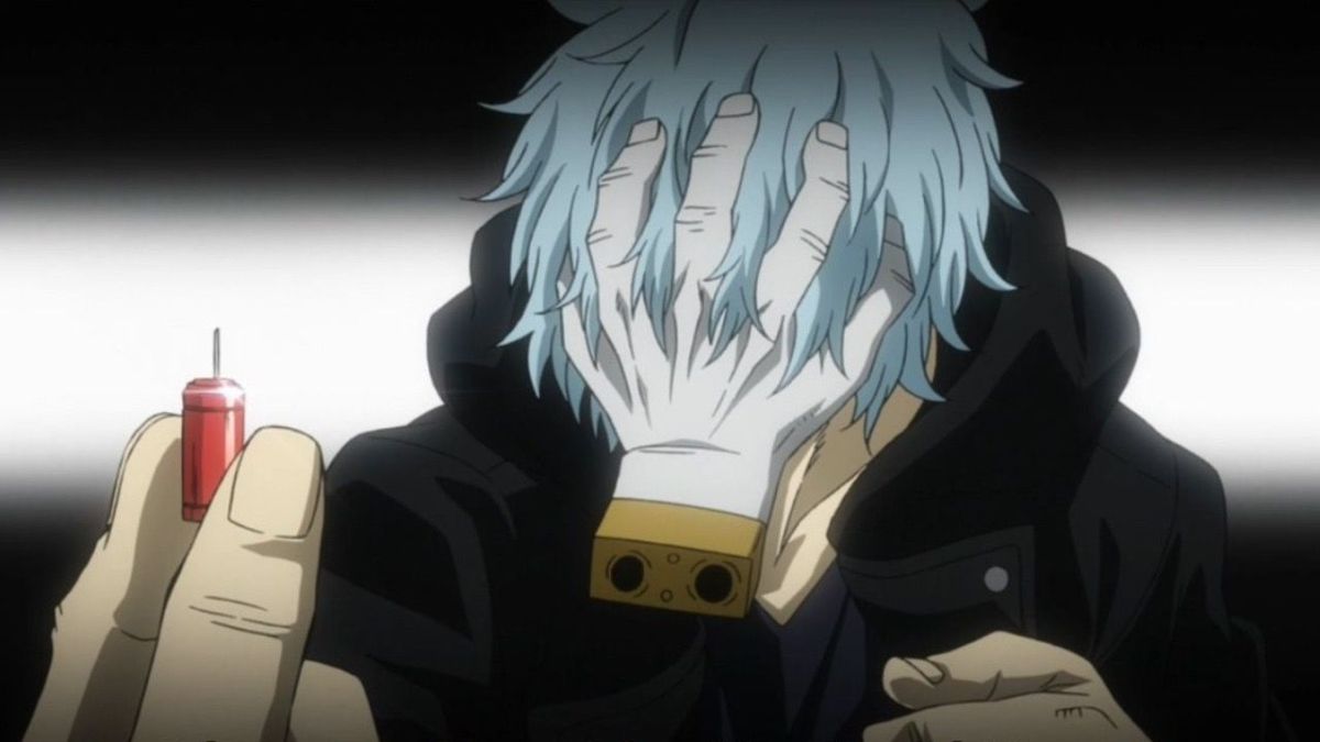Tomura Shigaraki in the show "My Hero Academia" (Bones)