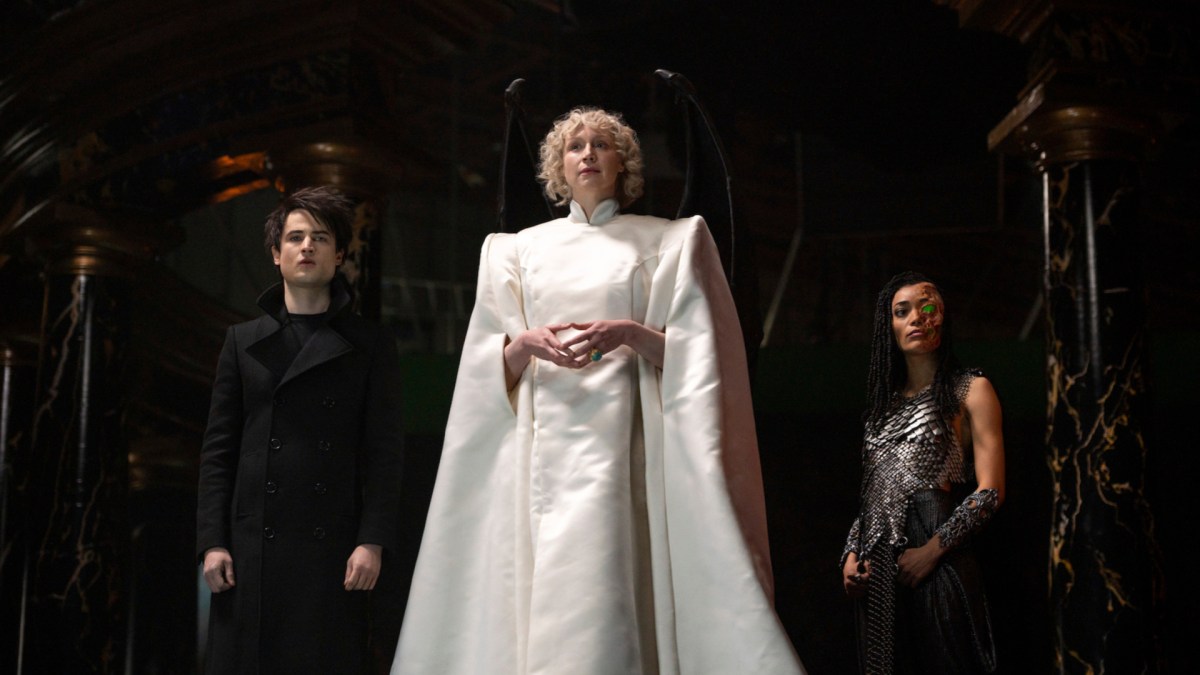 Gwendoline Christie as Lucifer in The Sandman