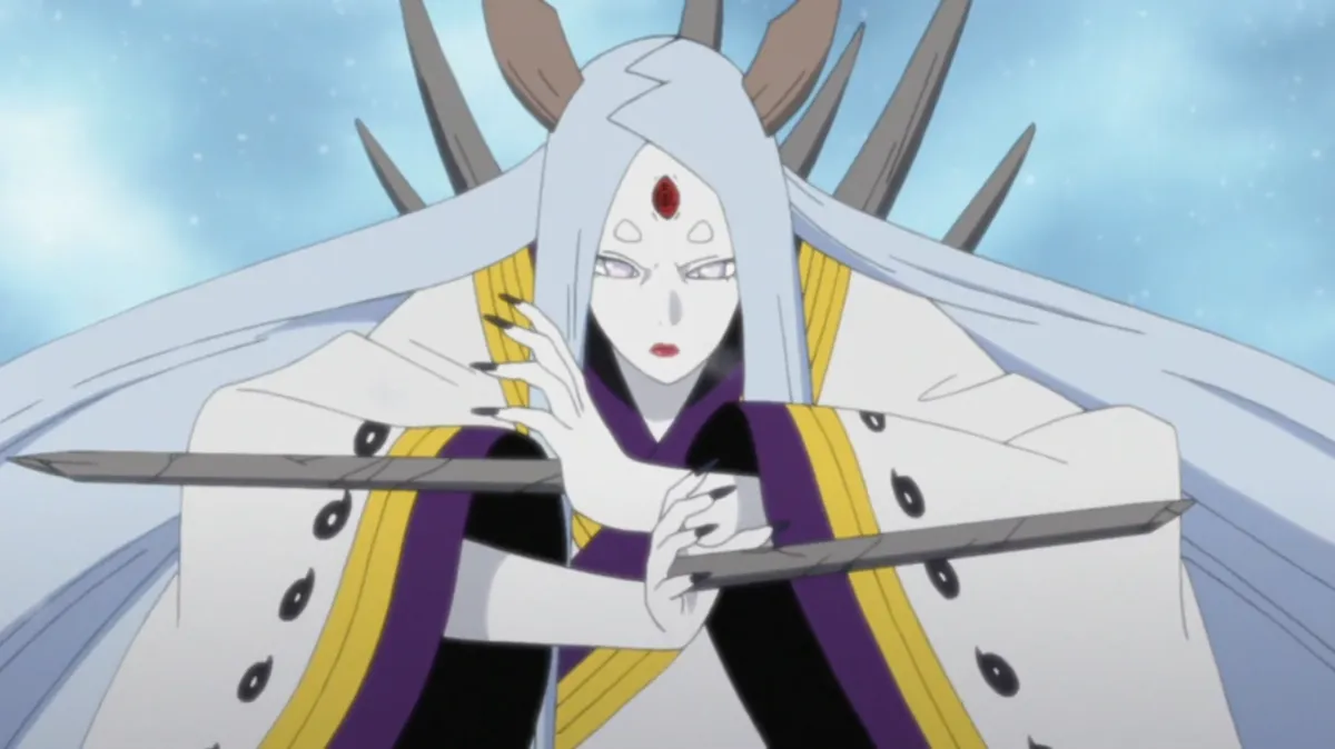 Naruto's Kaguya creates blades from his body