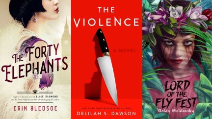 Three books with messy women at the center of them that we also understand their morally grey decisions. Images: Blackstone Publishing, Del Rey Books, and Henry Holt & Company.