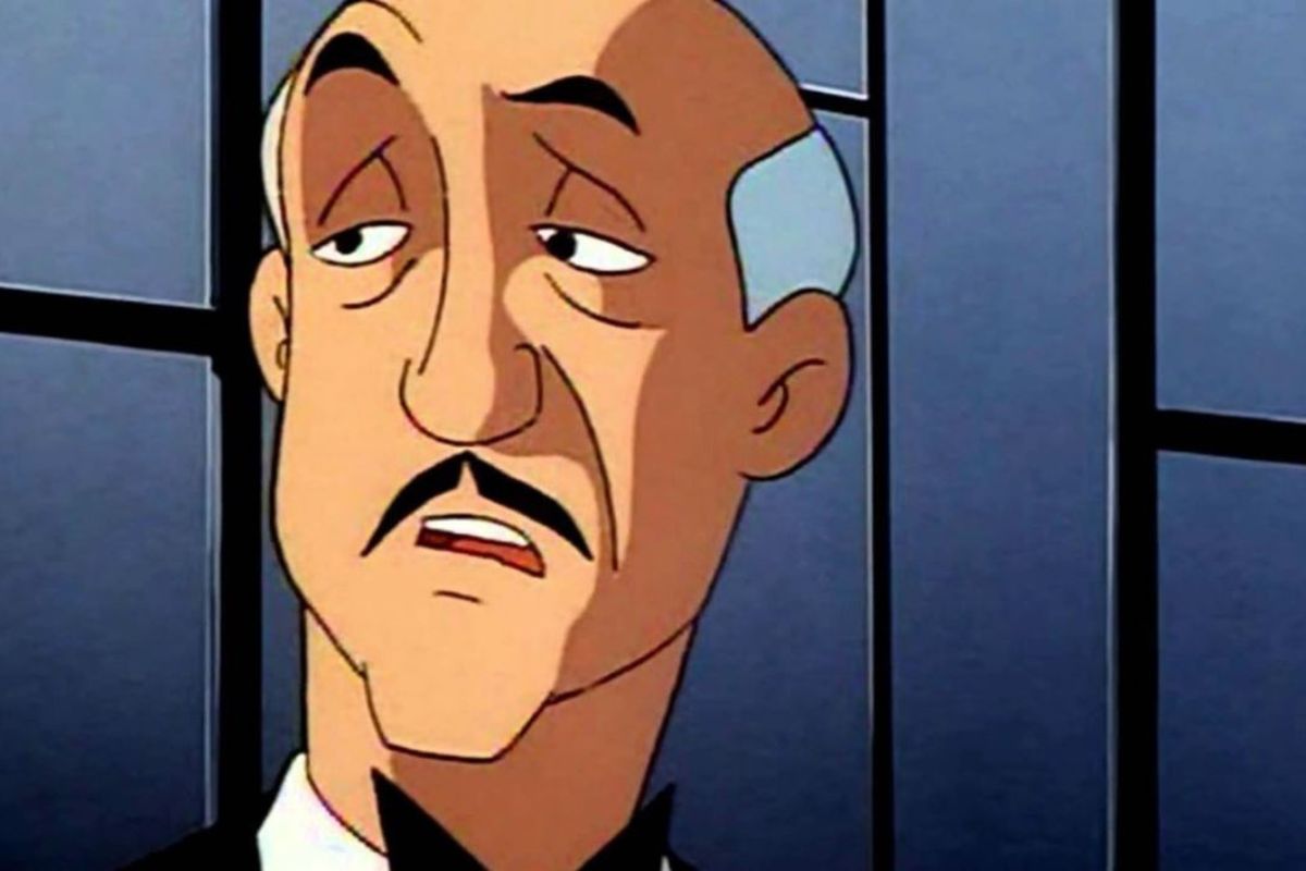 Alfred Pennyworth looking annoyed. Image: DC.