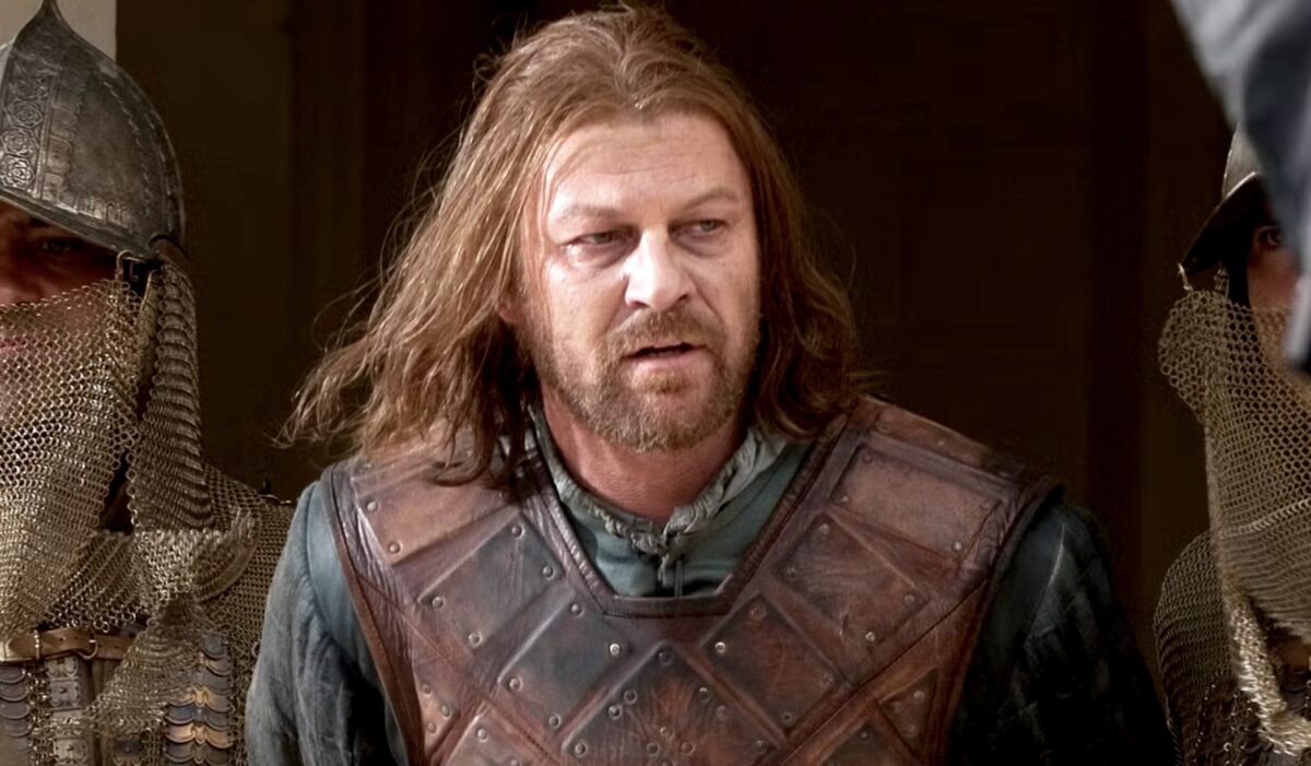 Sean Bean as Ned Stark in HBO's Game of Thrones.