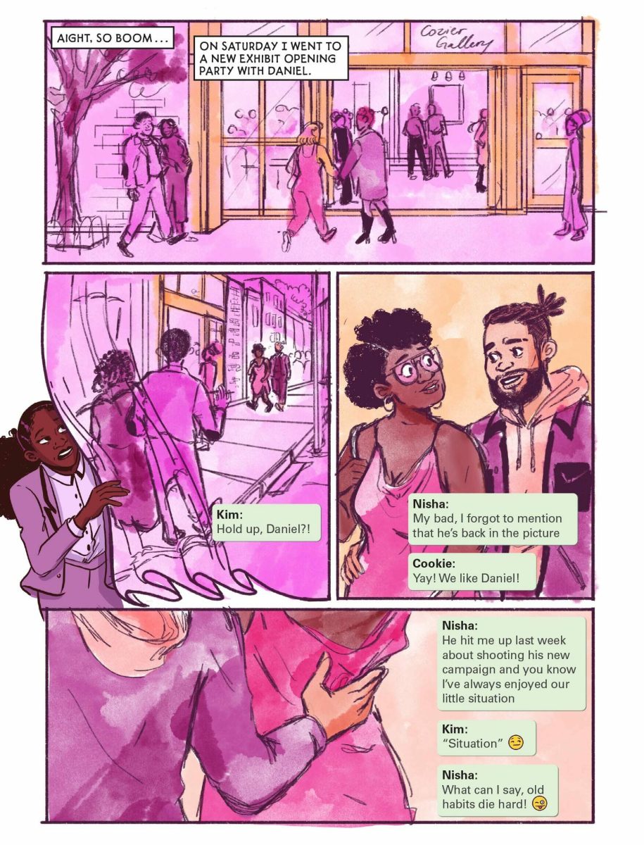 Panels showing a flashback. Image: Chronicle Books.