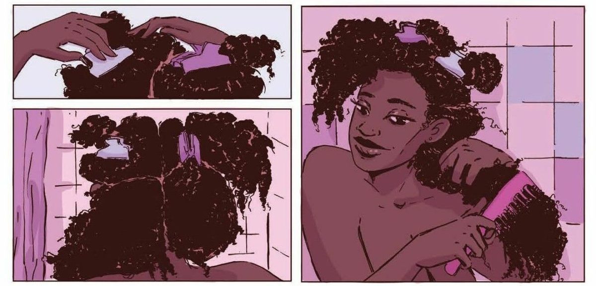 Close up of hair wash. Image: Chronicle Books.