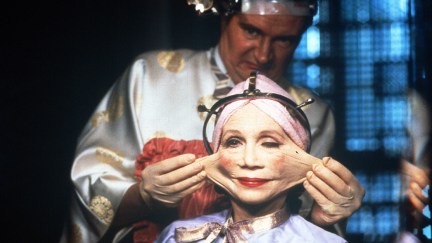 Still from movie, brazil, woman gets plastic surgery