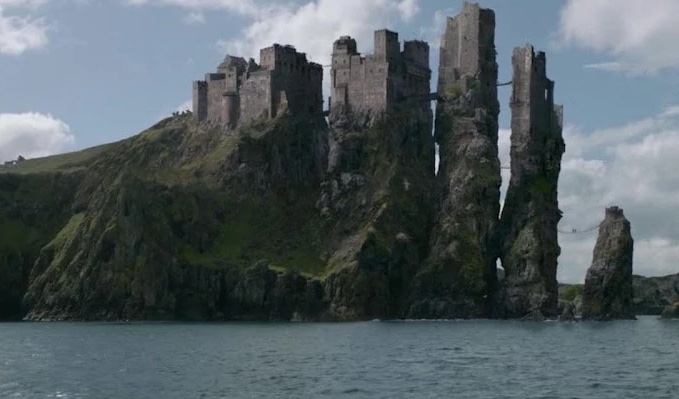 A picture of one of the Iron Islands, Pyke, as it appears in Game of Thrones