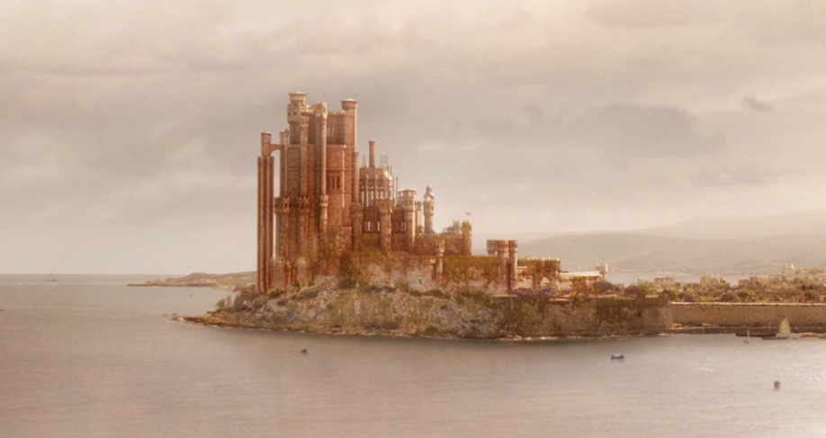 A screenshot of the Red Keep in King's Landing in Game of Thrones