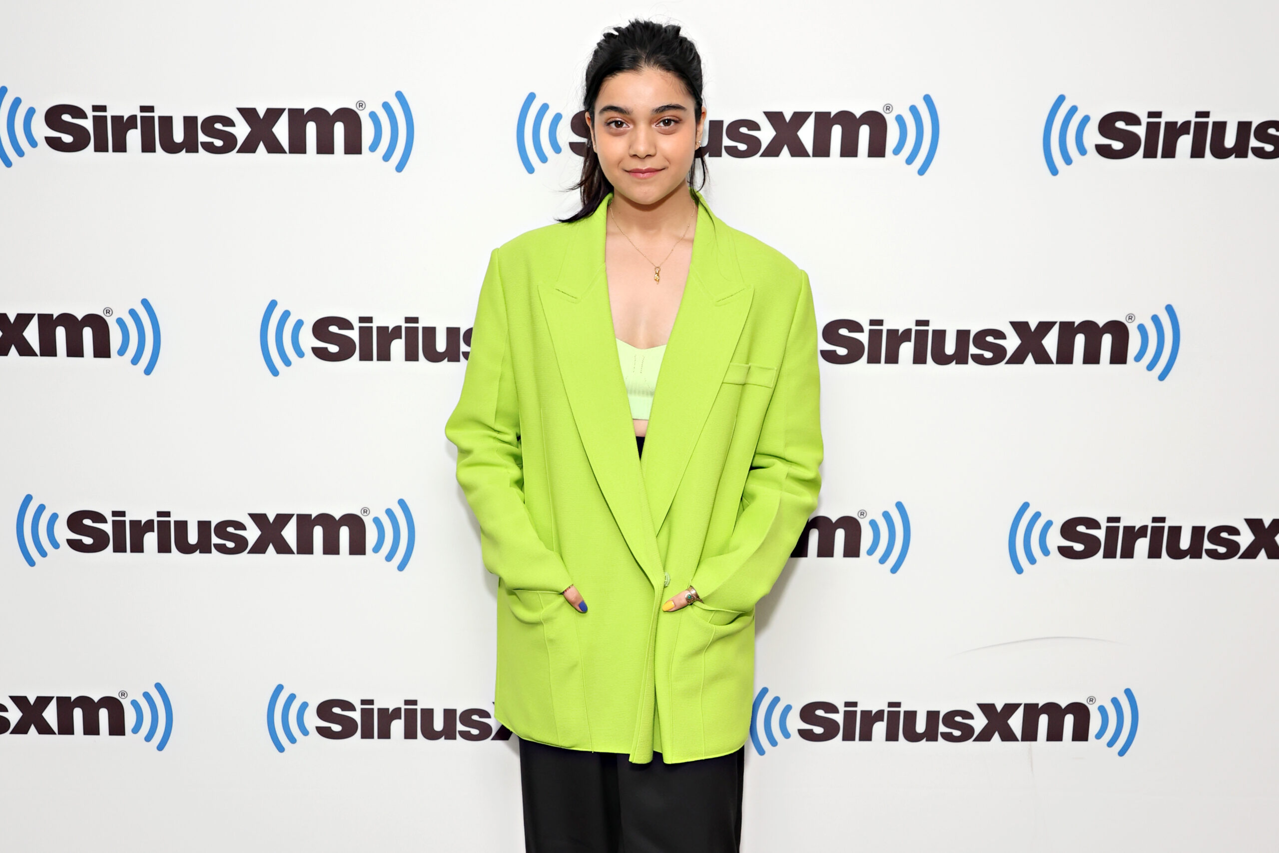 Iman Vellani at Sirius XM