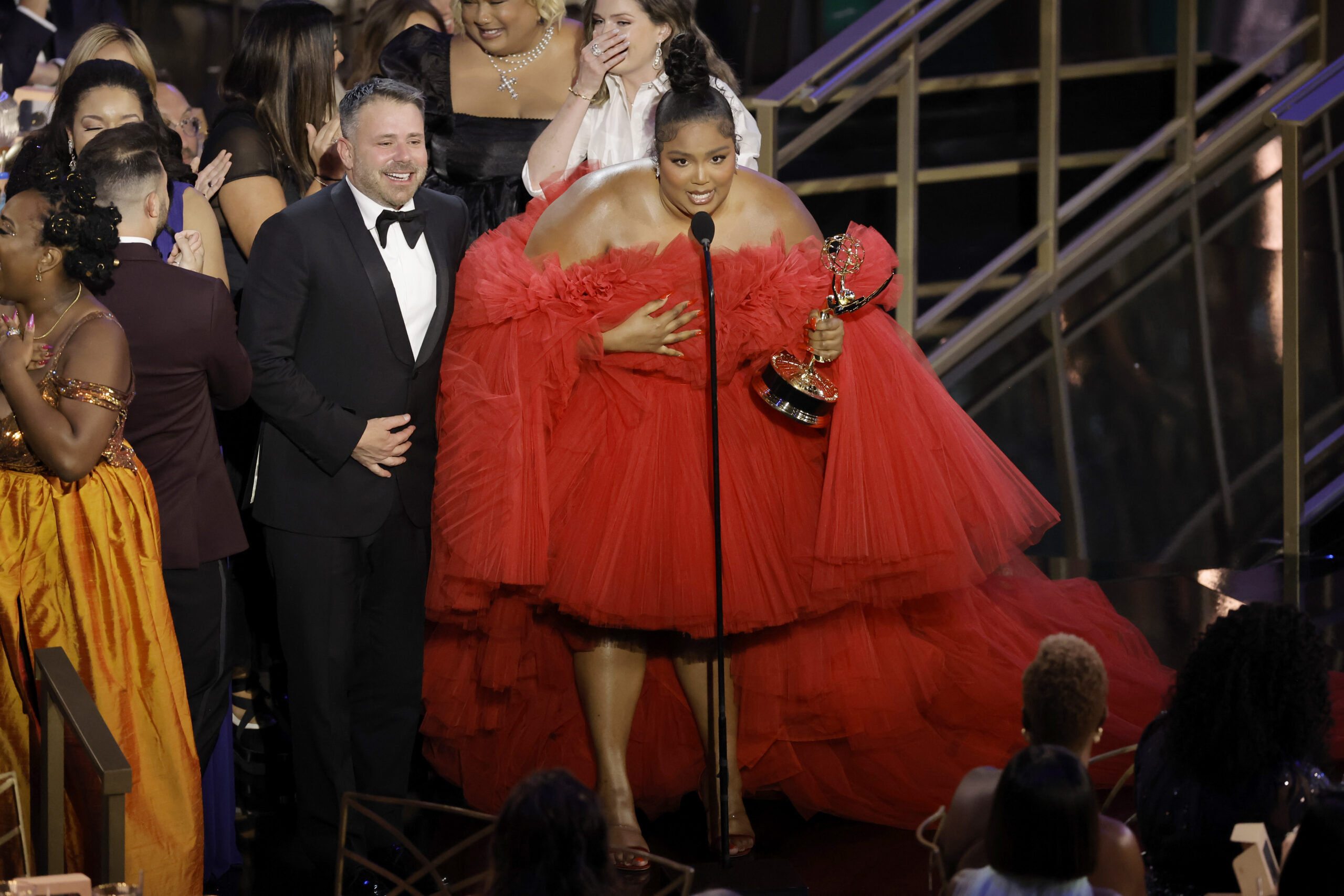 Lizzo winning an Emmy